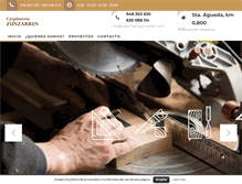 Tablet Screenshot of carpinteriazunzarren.com